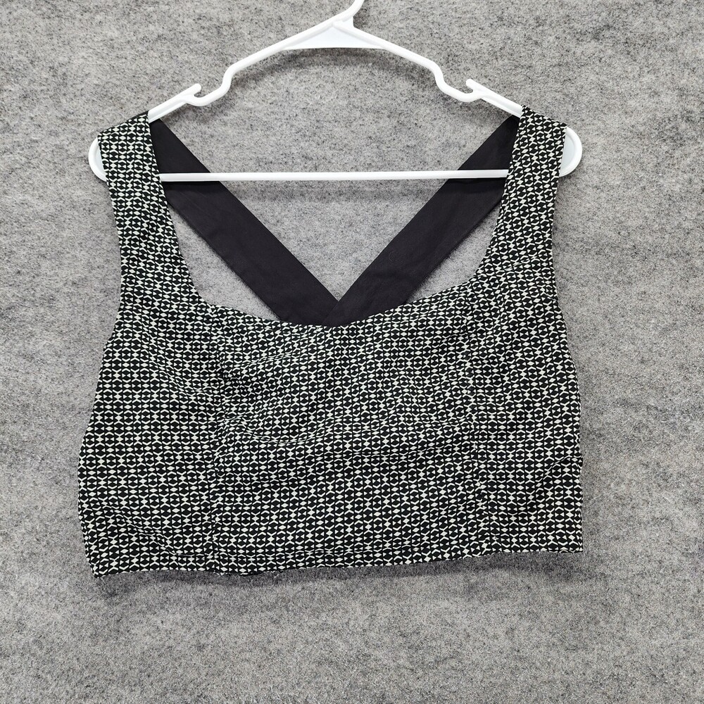 Band Of Gypsies Crop Top Womens Large Sleeveless Black